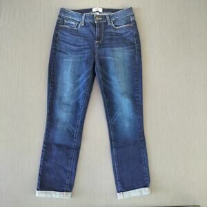 Paige Kylie Crop Dark Blue Jeans Women's Size 30